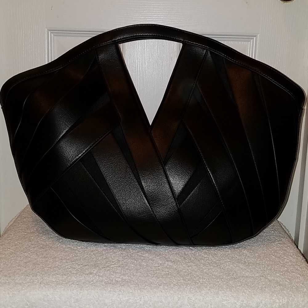 Urban Outfitters Black Woven Tote